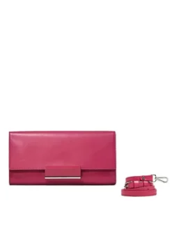 GIANNI CHIARINI LILY Pochette Clutch In Pelle Con Tracolla -borsa alla moda negozio gianni chiarini lily pochette clutch in pelle con tracolla bouganville 8057145210742 2