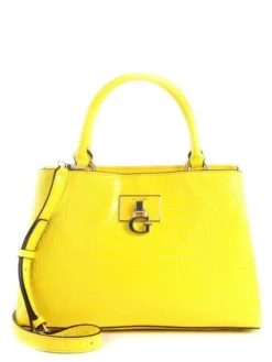 GUESS CARABEL CROCO Borsa Con Tracolla 9 GUESS CARABEL CROCO Borsa Con Tracolla -borsa alla moda negozio guess carabel croco borsa con tracolla yellow 190231454243 4