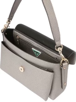 GUESS ECO BRENTON Borsa A Spalla, Con Tracolla 6 GUESS ECO BRENTON Borsa A Spalla, Con Tracolla -borsa alla moda negozio guess eco brenton borsa a spalla con tracolla pewter 190231637486 2