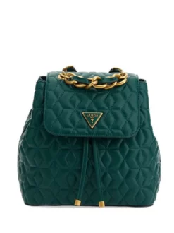 GUESS ELENIA Zaino Con Flap -borsa alla moda negozio guess elenia zaino con flap forest 190231672968 2