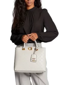 GUESS G VIBE CARRYALL Borsa A Mano Con Tracolla -borsa alla moda negozio guess g vibe carryall borsa a mano con tracolla stone logo 190231634188 3