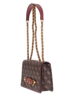 GUESS IZZY Convertible Borsetta A Spalla / A Tracolla 6 GUESS IZZY Convertible Borsetta A Spalla / A Tracolla -borsa alla moda negozio guess izzy convertible borsetta a spalla a tracolla brown logo merlot 190231635741 2