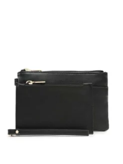 GUESS NOT COORDINATED Pochette Con Bustina -borsa alla moda negozio guess not coordinated pochette con bustina nero 7622078005270 4