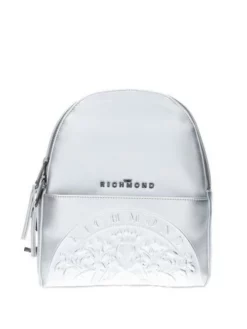 JOHN RICHMOND DROPIK Zainetto -borsa alla moda negozio john richmond dropik zainetto silver met 8054325887473 2