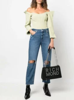 JOHN RICHMOND XAVIER Borsa A Spalla -borsa alla moda negozio john richmond xavier borsa a spalla black 8054325678613 2