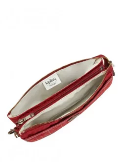 KIPLING RIRI MU + Pochette Con Tracolla -borsa alla moda negozio kipling riri mu pochette con tracolla signature red muze 196012515288 2