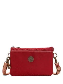 KIPLING RIRI MU + Pochette Con Tracolla -borsa alla moda negozio kipling riri mu pochette con tracolla signature red muze 196012515288 3