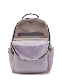 KIPLING SEOUL Zaino Porta Pc 15" -borsa alla moda negozio kipling seoul zaino porta pc 15 gentle lilac block 196248798493 2