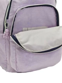 KIPLING SEOUL Zaino Porta Pc 15" -borsa alla moda negozio kipling seoul zaino porta pc 15 gentle lilac block 196248798493 3