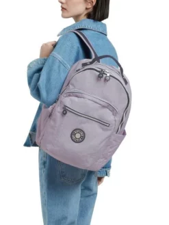 KIPLING SEOUL Zaino Porta Pc 15" -borsa alla moda negozio kipling seoul zaino porta pc 15 gentle lilac block 196248798493 5
