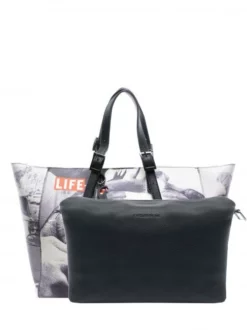 L'ATELIER DU SAC LIFE PETITE NICOLE Shopping Bag Con Pochette