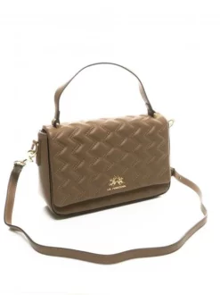 LA MARTINA ANGELINA Borsa A Mano, Con Tracolla -borsa alla moda negozio la martina angelina borsa a mano con tracolla taupe 8058969969403 2