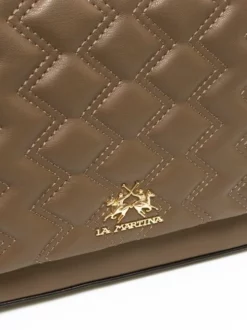 LA MARTINA ANGELINA Borsa A Mano, Con Tracolla -borsa alla moda negozio la martina angelina borsa a mano con tracolla taupe 8058969969403 3