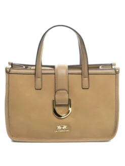 LA MARTINA GISELA Satchel Bag Con Fibbia -borsa alla moda negozio la martina gisela satchel bag con fibbia beige 8052579039112 3
