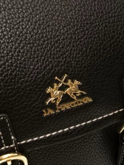 LA MARTINA HERITAGE Zainetto Donna -borsa alla moda negozio la martina heritage zainetto donna nero 8058969974490 4