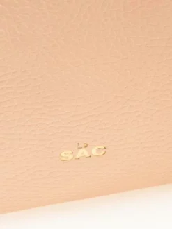 LESAC POCHETTE CON POLSIERINA E TRACOLLA In Pelle Dollaro -borsa alla moda negozio lesac pochette con polsierina e tracolla in pelle dollaro magnolia 5