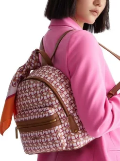 LIUJO ESPLORATRICE Zaino Con Foulard -borsa alla moda negozio liujo esploratrice zaino con foulard lampone light 8057590986490 2