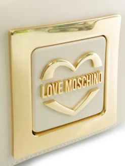 LOVE MOSCHINO BIG LOCK Borsa A Spalla, Con Tracolla -borsa alla moda negozio love moschino big lock borsa a spalla con tracolla ecru 8059022746771 3