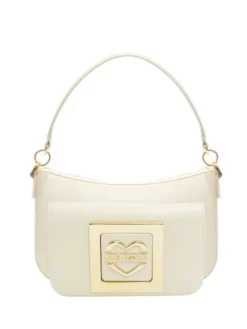LOVE MOSCHINO BIG LOCK Borsa A Spalla, Con Tracolla -borsa alla moda negozio love moschino big lock borsa a spalla con tracolla ecru 8059022746771 4