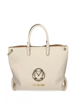 LOVE MOSCHINO Borsa A Mano E A Spalla -borsa alla moda negozio love moschino borsa a mano e a spalla avorio 8059965745596 4