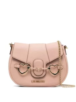 LOVE MOSCHINO Borsa A Tracolla Con Flap -borsa alla moda negozio love moschino borsa a tracolla con flap nude 8059965238128 3