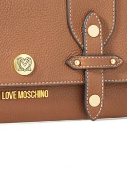 LOVE MOSCHINO Borsa Postina Con Catena -borsa alla moda negozio love moschino borsa postina con catena cuoio 8051042676281 3