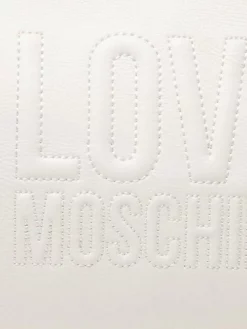 LOVE MOSCHINO CLUTCH CHAIN Borsetta A Tracolla -borsa alla moda negozio love moschino clutch chain borsetta a tracolla avorio 8054400224780 5