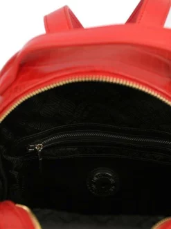 LOVE MOSCHINO CROCO PRINT Zaino Con Foulard -borsa alla moda negozio love moschino croco print zaino con foulard rosso 8054400639430 4