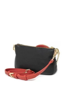 LOVE MOSCHINO GOLD LOGO Micro Bag A Mano, Con Tracolla -borsa alla moda negozio love moschino gold logo micro bag a mano con tracolla nero2 8059965684543 3