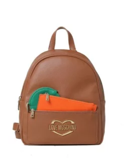 LOVE MOSCHINO GOLD LOGO Zainetto