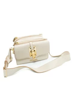 LOVE MOSCHINO HEART LOCK Borsa Mini A Tracolla -borsa alla moda negozio love moschino heart lock borsa mini a tracolla ecru 8059965979182 2