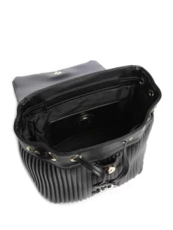 LOVE MOSCHINO HEART LOGO Zainetto Zigrinato -borsa alla moda negozio love moschino heart logo zainetto zigrinato nero 8059965684178 2