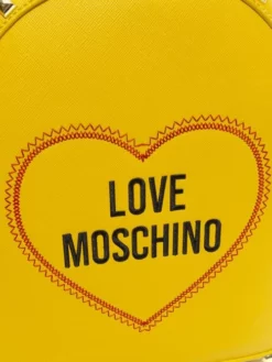 LOVE MOSCHINO LOGO CUORE Zainetto -borsa alla moda negozio love moschino logo cuore zainetto giallo 8054400643529 4