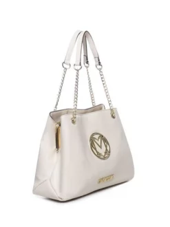 LOVE MOSCHINO LOGO METAL Borsa A Spalla 7 LOVE MOSCHINO LOGO METAL Borsa A Spalla -borsa alla moda negozio love moschino logo metal borsa a spalla avorio 8059965233499 3