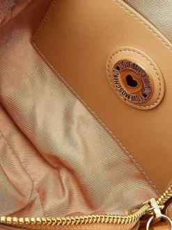 LOVE MOSCHINO LOVE HEART Borsetta A Tracolla -borsa alla moda negozio love moschino love heart borsetta a tracolla cammello2 8059965684529 3