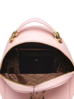 LOVE MOSCHINO METALLIC LOGO Zaino Tondo