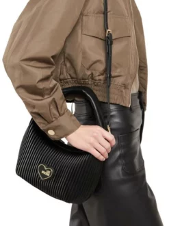 LOVE MOSCHINO PLEATED Borsa Mini Con Tracolla 8 LOVE MOSCHINO PLEATED Borsa Mini Con Tracolla -borsa alla moda negozio love moschino pleated borsa mini con tracolla nero 8059965684154 2