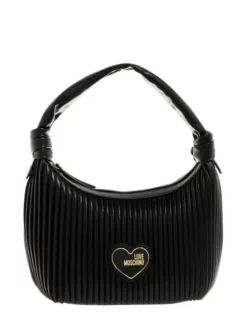LOVE MOSCHINO PLEATED Borsa Mini Con Tracolla 11 LOVE MOSCHINO PLEATED Borsa Mini Con Tracolla -borsa alla moda negozio love moschino pleated borsa mini con tracolla nero 8059965684154 5