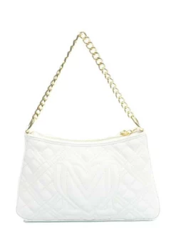 LOVE MOSCHINO QUILTED Borsa A Spalla, Con Tracolla -borsa alla moda negozio love moschino quilted borsa a spalla con tracolla offwhite 8059022744227 2