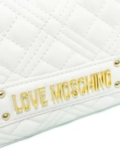 LOVE MOSCHINO QUILTED Borsa A Spalla, Con Tracolla -borsa alla moda negozio love moschino quilted borsa a spalla con tracolla offwhite 8059022744227 3