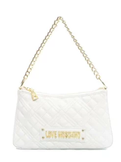 LOVE MOSCHINO QUILTED Borsa A Spalla, Con Tracolla -borsa alla moda negozio love moschino quilted borsa a spalla con tracolla offwhite 8059022744227 4