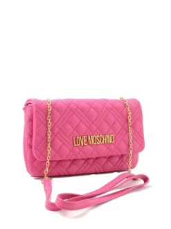 LOVE MOSCHINO QUILTED DAILY Mini Bag A Tracolla -borsa alla moda negozio love moschino quilted daily mini bag a tracolla fuxia 8059965745114 3