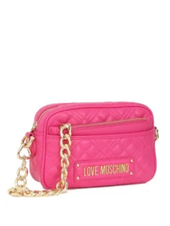 LOVE MOSCHINO QUILTED LOGO Mini Bag A Tracolla