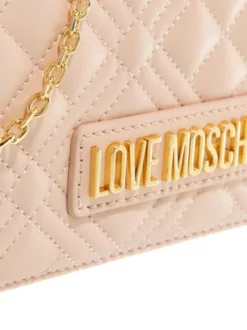 LOVE MOSCHINO QUILTED Pochette Con Tracolla 8 LOVE MOSCHINO QUILTED Pochette Con Tracolla -borsa alla moda negozio love moschino quilted pochette con tracolla nude 8059965683928 3