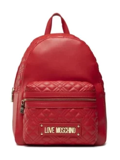 LOVE MOSCHINO QUILTED Zaino Tondo Con Tasca 8 LOVE MOSCHINO QUILTED Zaino Tondo Con Tasca -borsa alla moda negozio love moschino quilted zaino tondo con tasca rosso 8054400223868 2