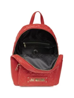 LOVE MOSCHINO QUILTED Zaino Tondo Con Tasca 11 LOVE MOSCHINO QUILTED Zaino Tondo Con Tasca -borsa alla moda negozio love moschino quilted zaino tondo con tasca rosso 8054400223868 5