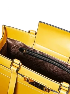 LOVE MOSCHINO Shopping Bag Da Ufficio -borsa alla moda negozio love moschino shopping bag da ufficio mostarda 8051042673990 3