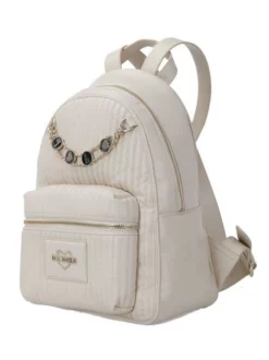 LOVE MOSCHINO Zaino Con Catena Charm 5 LOVE MOSCHINO Zaino Con Catena Charm -borsa alla moda negozio love moschino zaino con catena charm avorio 8051042319263 2