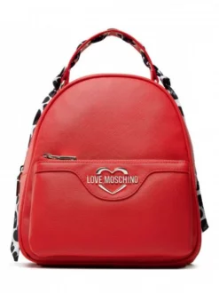 LOVE MOSCHINO Zaino Con Foulard Intrecciato 12 LOVE MOSCHINO Zaino Con Foulard Intrecciato -borsa alla moda negozio love moschino zaino con foulard intrecciato rosso 8051042674478 5