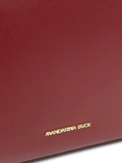 MANDARINA DUCK LUNA Borsa A Spalla In Pelle -borsa alla moda negozio mandarina duck luna borsa a spalla in pelle rhubarb 8032803775368 2